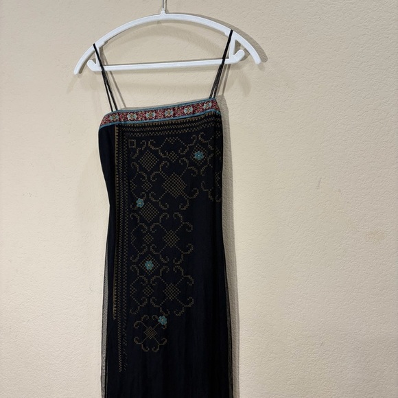 Y2K Bonkers Clothing Co Womens Black Lace Dress Sz S Goth Grunge Dark Romantic - Picture 2 of 11